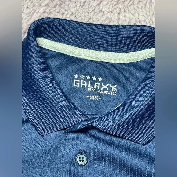 Galaxy by Harvic Small (8) Kids’ Uniform Shirt - Picture 3 of 5